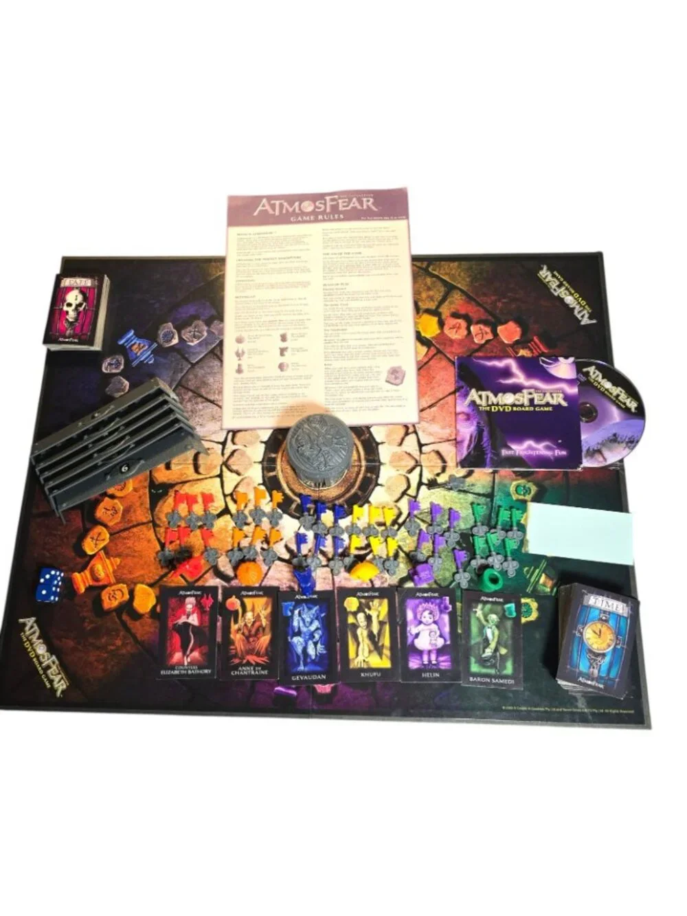2004 Pressman AtmosFear The Gatekeeper DVD Board Game 100% COMPLETE